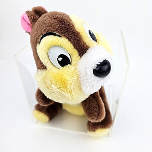 Disneyland Walt Disney World Chip Plush Stuffed Chipmunk Yellow Brown 8 in